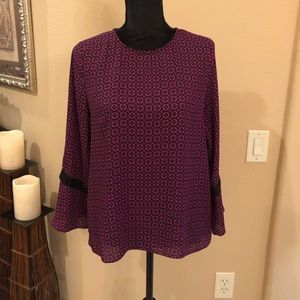 CeCe 3/4 sleeve blouse size S